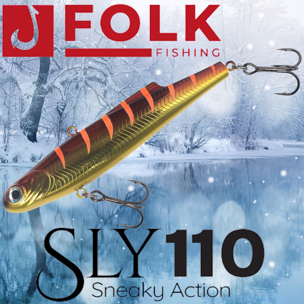 

Воблер Folkfishing (Vib) Sly 110мм 36гр #FVS-20, Черный;красный;золотистый, (Vib) Sly 110мм 36гр