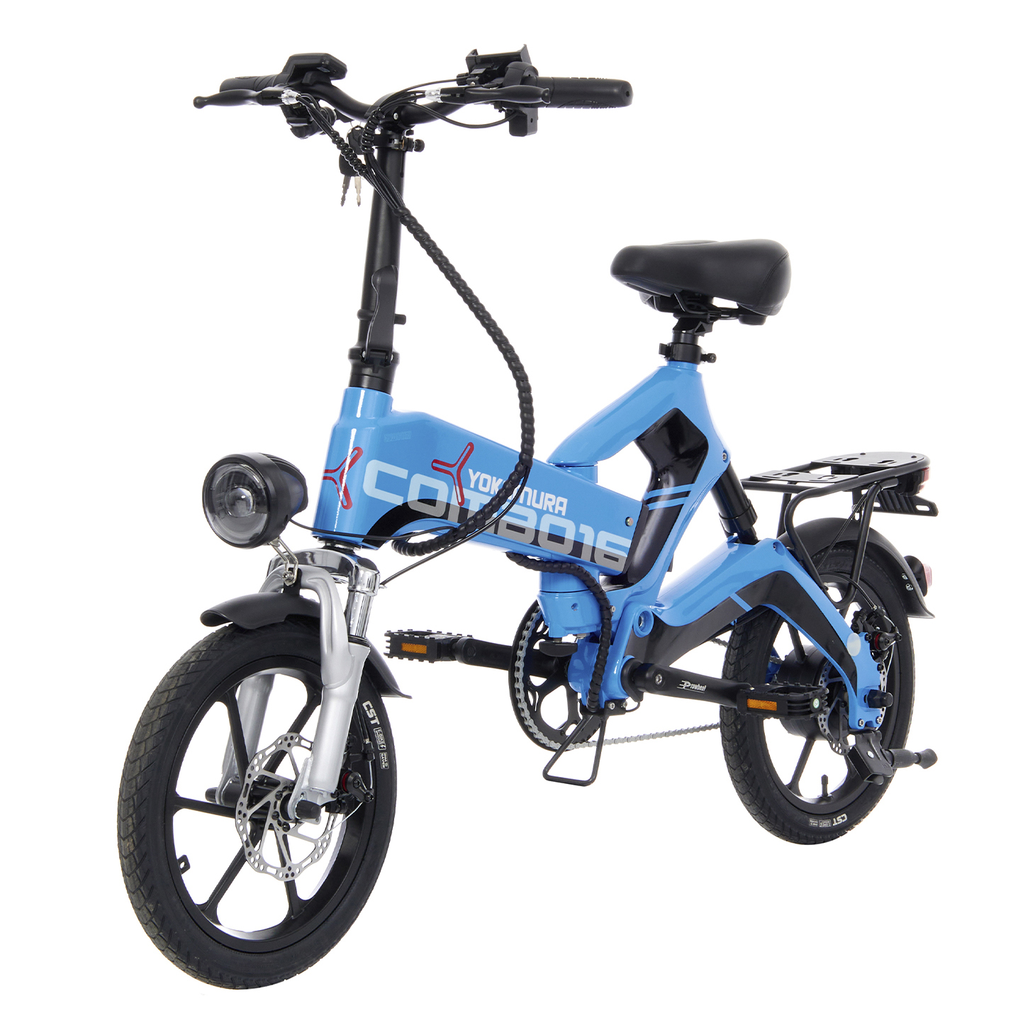 Электровелосипед Yokamura Combo 16 500W 48V/11Ah Miami Blue