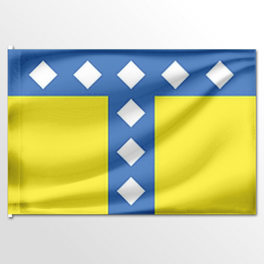 

Флаг ЦТП ФЕНИКС Талмазского сельского поселения 135x90 см, 6708-135x90