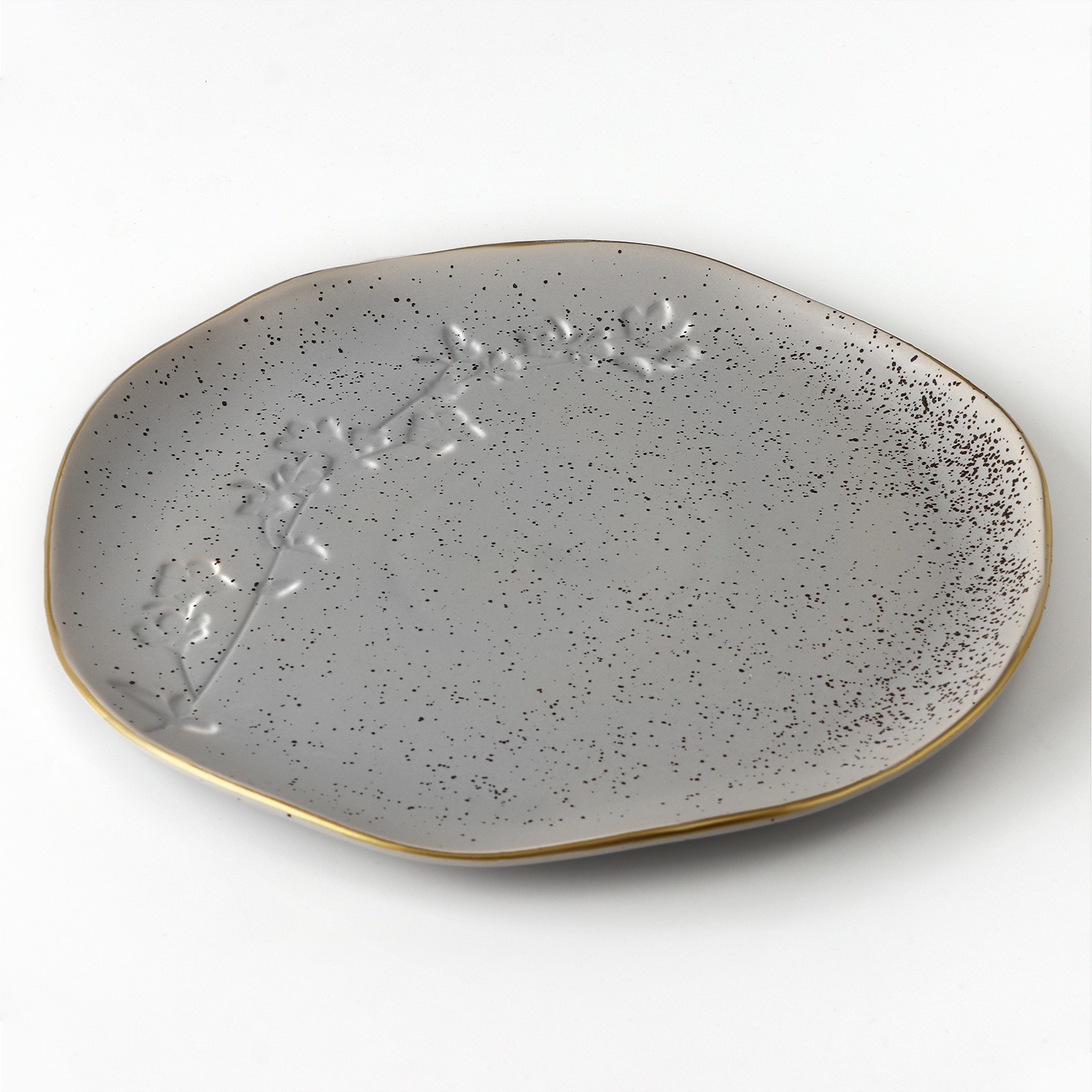 

Тарелка Dolce Ceramo. Сканди 10182354, обеденная, керамика, 23 см, серый, 1 шт