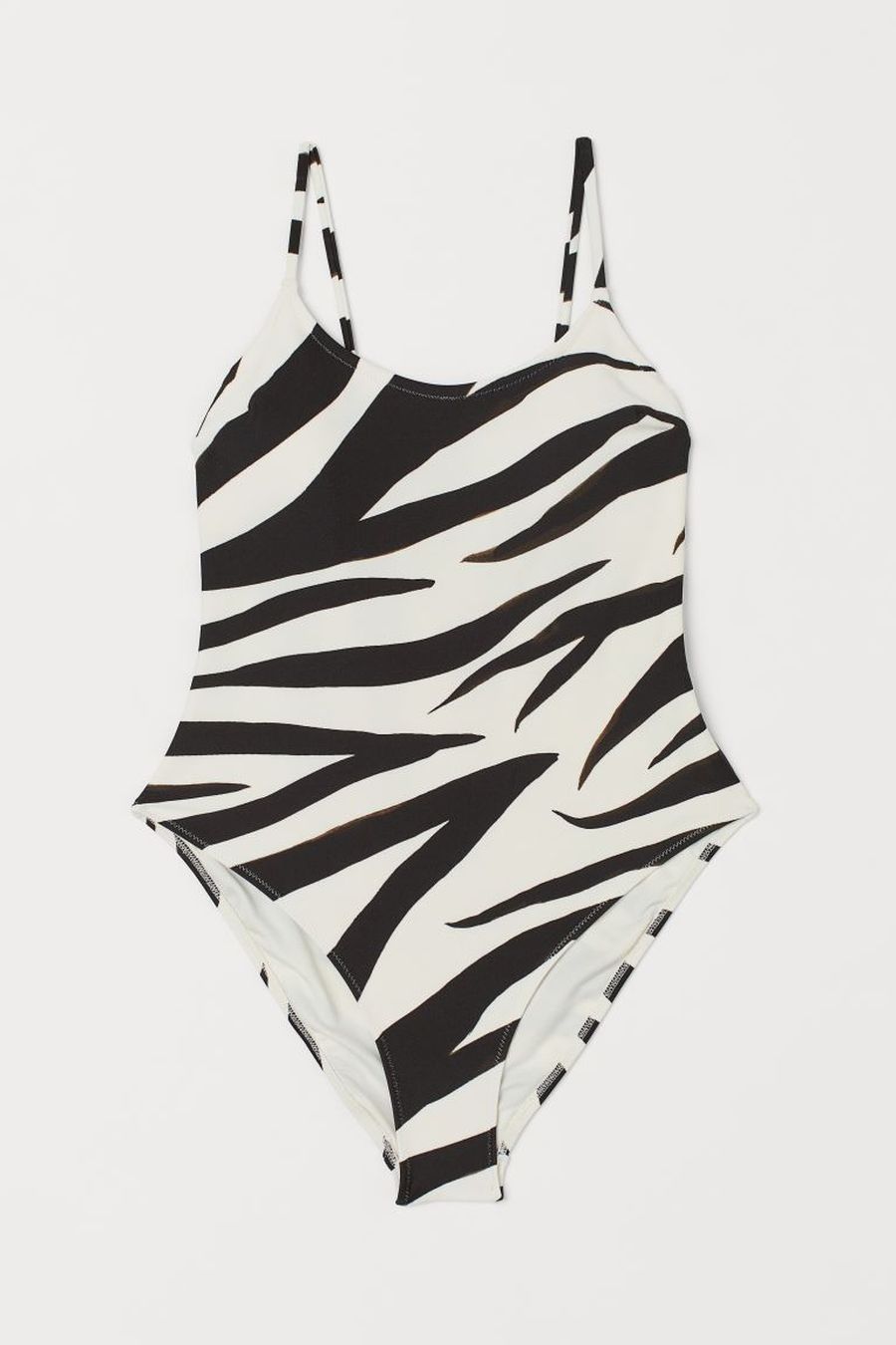 

Купальник слитный женский H&M 801452001 белый 38 EU, 8014520