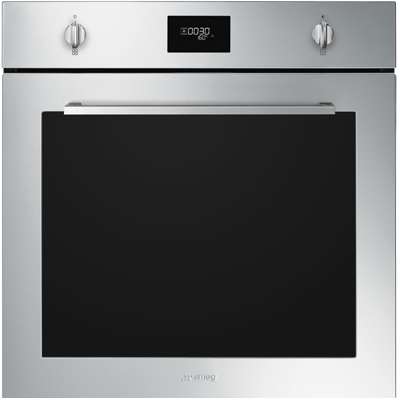 

Встраиваемый электрический духовой шкаф Smeg SFP6401TVX1 серебристый, SFP6401TVX1