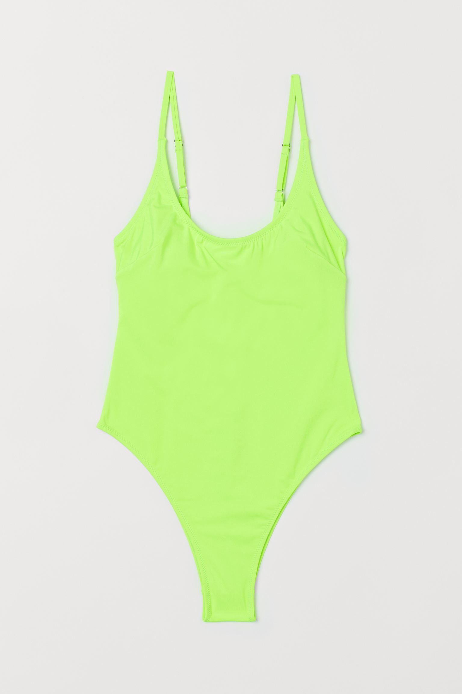 

Купальник слитный женский H&M 806534002 зеленый 38 EU, 806534002