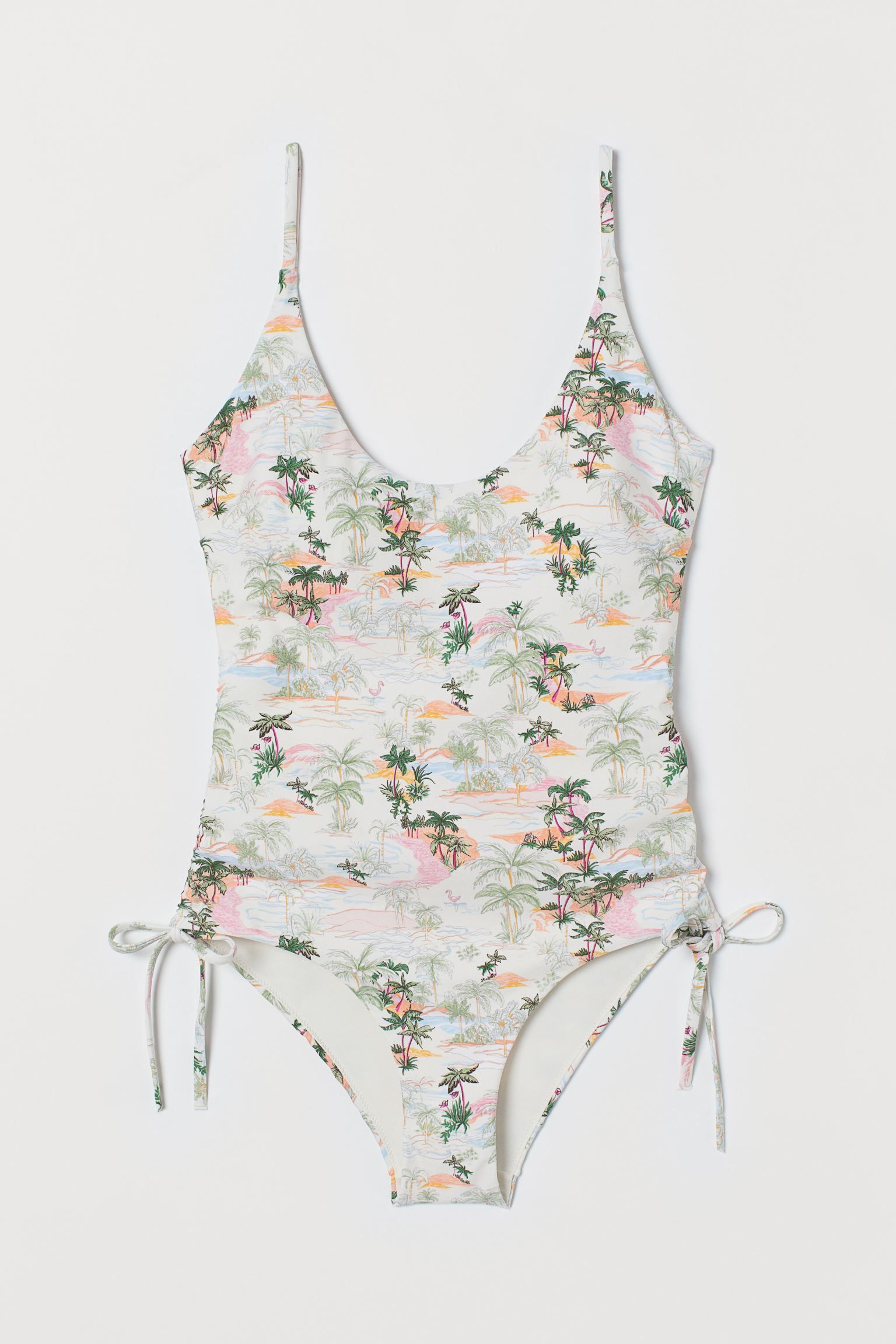 

Купальник слитный женский H&M 804613009 разноцветный 42 EU, 8046130