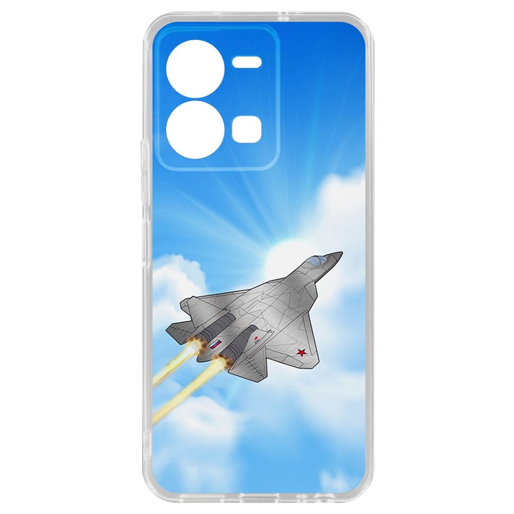 

Чехол-накладка Кейс СУ-57 для Vivo Y35, Прозрачный