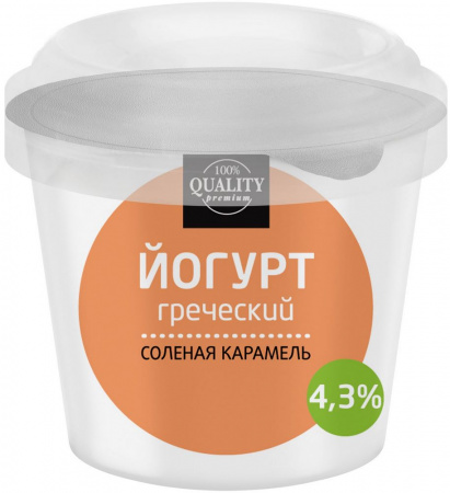

Йогурт греческий Соленая карамель 4,3% 125 г