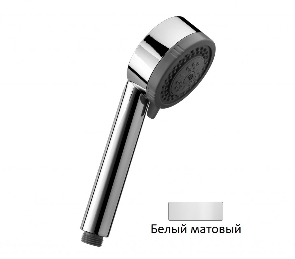 

Душ ручной Cezares Articoli Vari Белый матовый Czr-D3F-Bio, Белый;хром