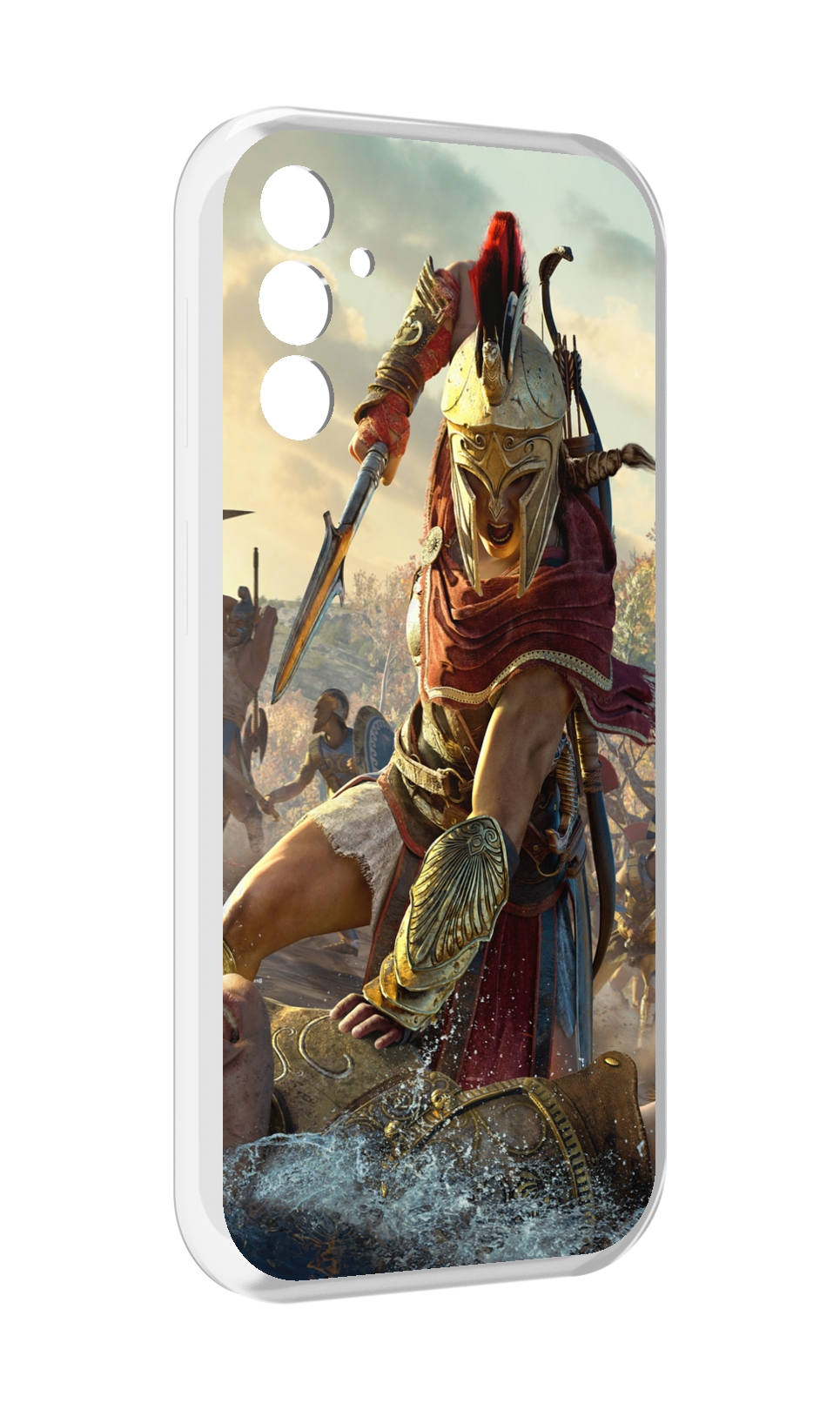 

Чехол MyPads Assassin's Creed Odyssey Kassandra мужской для Samsung Galaxy M13, Прозрачный, Tocco