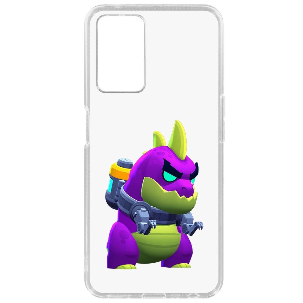 

Чехол-накладка Кейс Brawl Stars-Мегамонстр для Oppo A96, Прозрачный