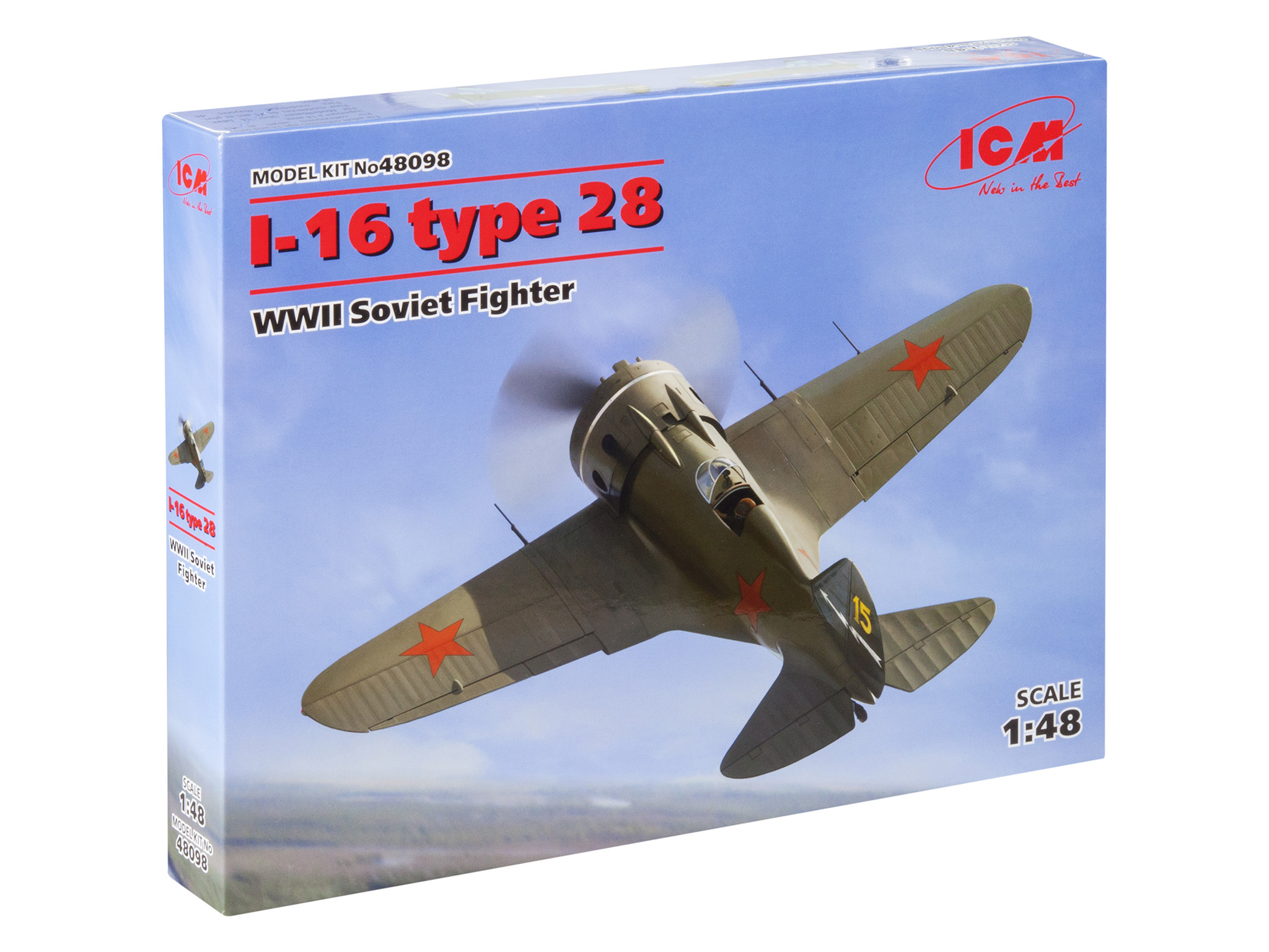 

Сборная модель ICM 1/48 И-16 тип 28, Советский истребитель ІІ МВ 48098