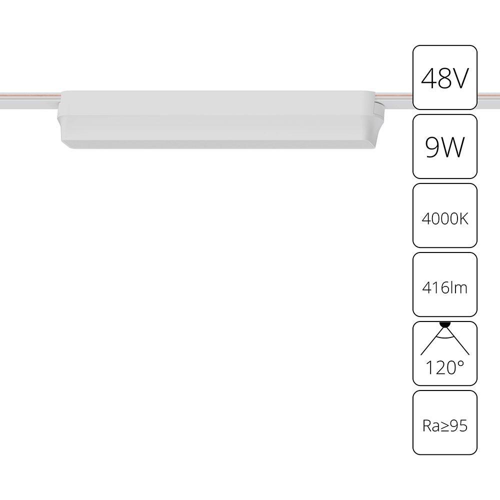 

Трековый светодиодный светильник Arte Lamp Rapid A6153PL-1WH