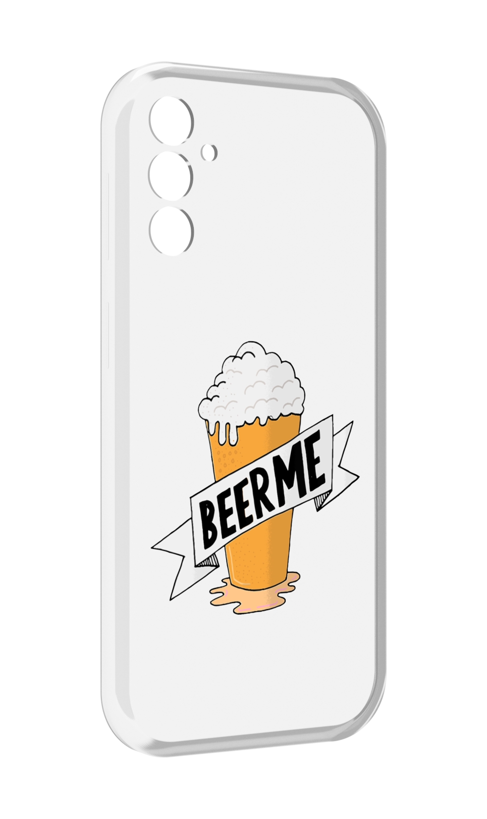 

Чехол MyPads Beer-me для Samsung Galaxy M13, Прозрачный, Tocco