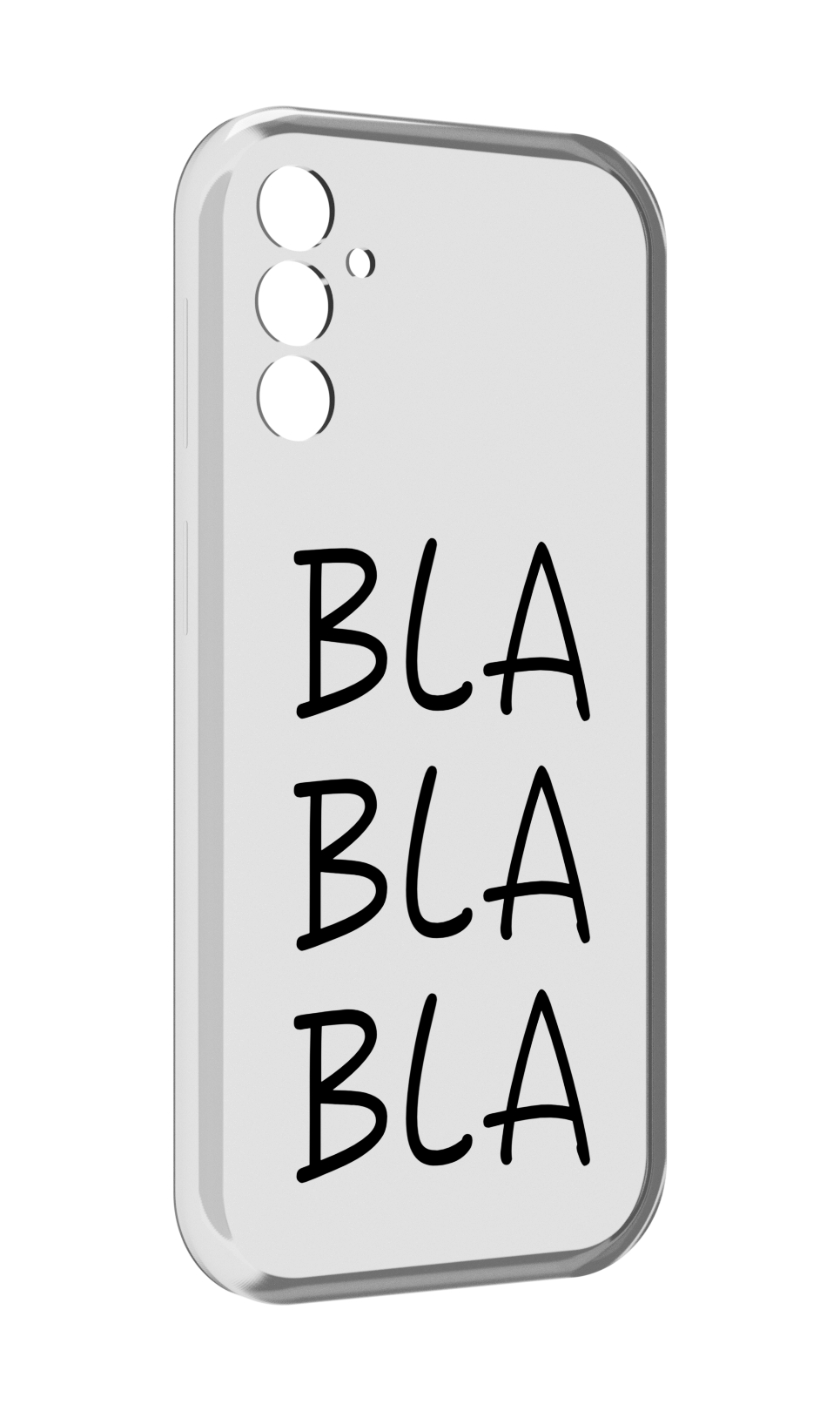

Чехол MyPads Bla-Bla для Samsung Galaxy M13, Прозрачный, Tocco