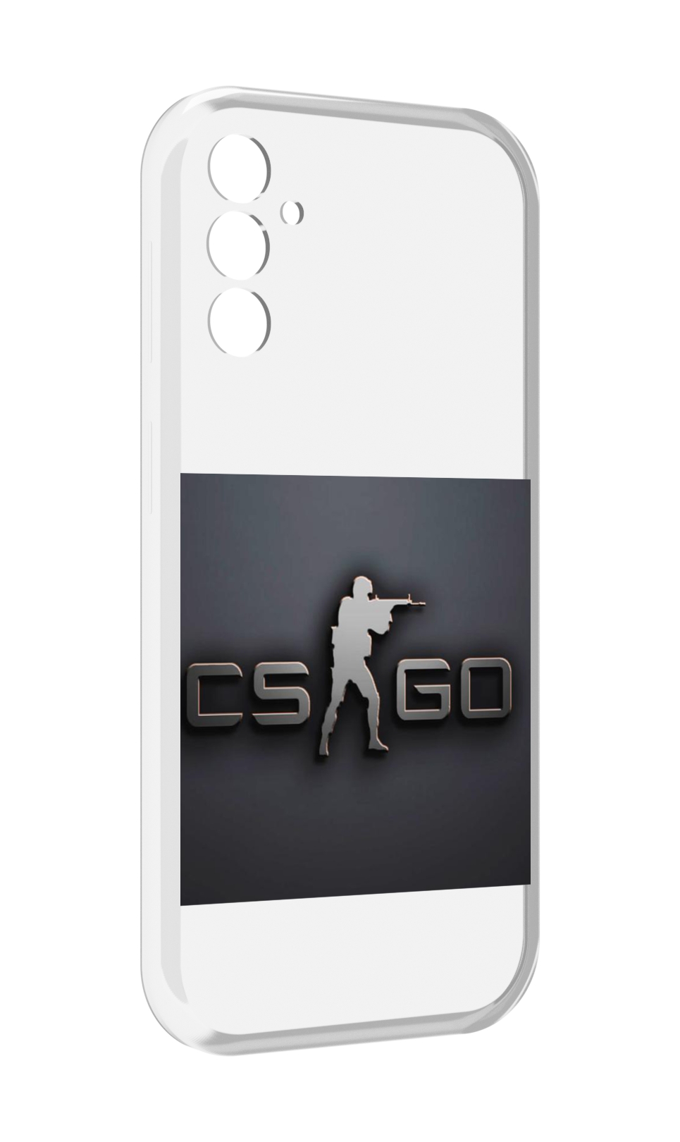 Чехол MyPads CS go логотип мужской для Samsung Galaxy M13