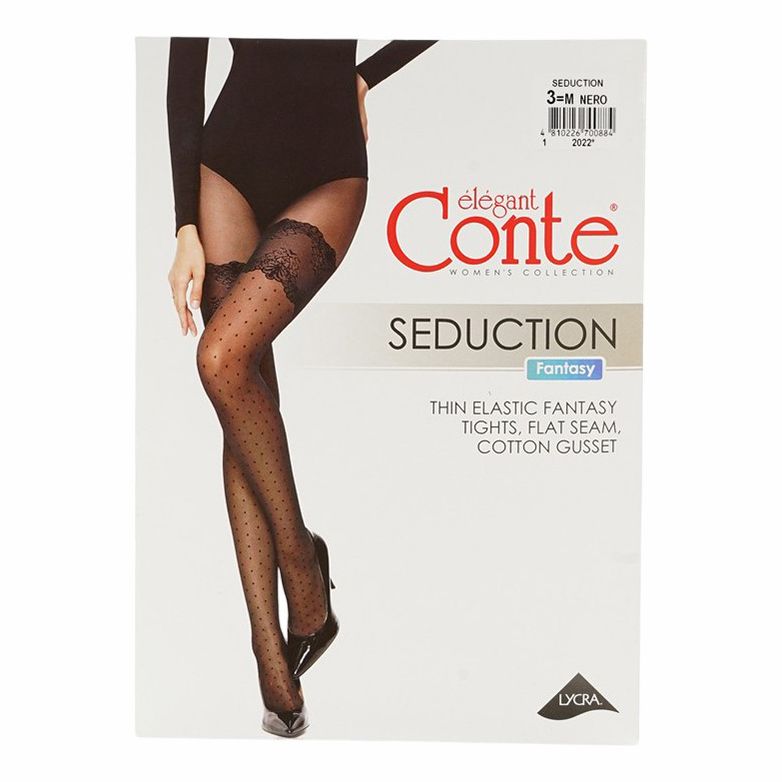 

Колготки женские Conte Elegant черные 3, Черный