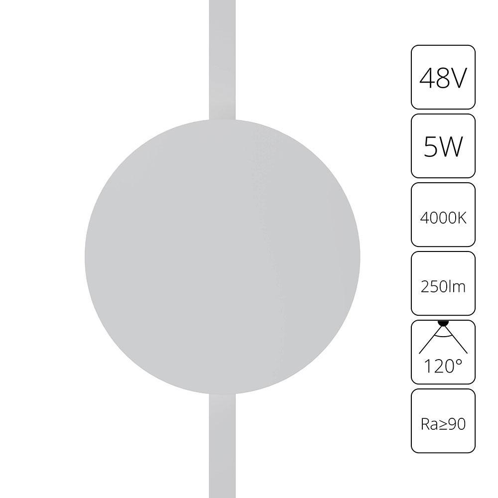 

Трековый светодиодный светильник Arte Lamp Rapid A6163PL-1WH