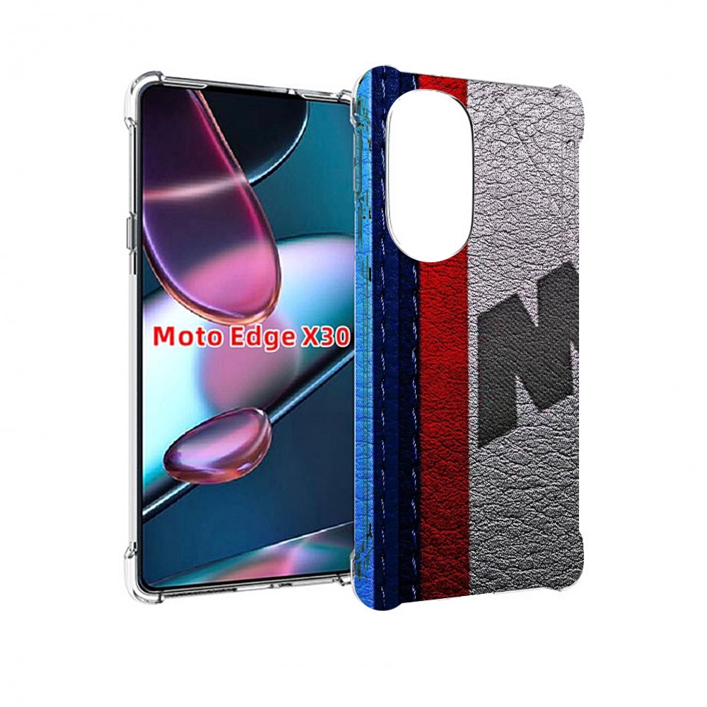 

Чехол MyPads бмв М мужской для Motorola Moto Edge X30, Прозрачный, Tocco