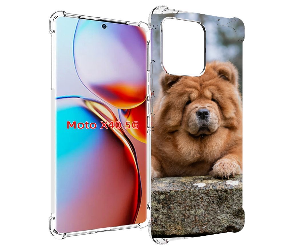 

Чехол MyPads чау чау для Motorola Moto X40, Прозрачный, Tocco