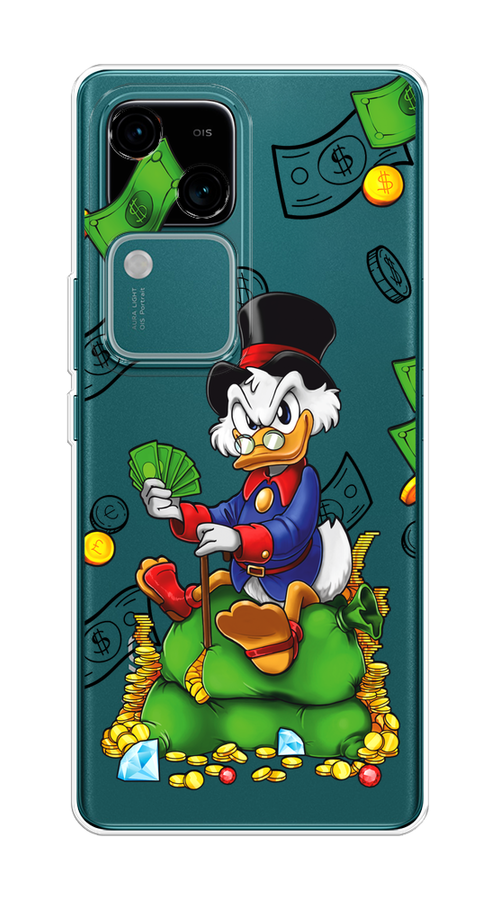 

Чехол на Vivo V30/S18 "Scrooge Richness", Черный;синий;зеленый, 2610150-1