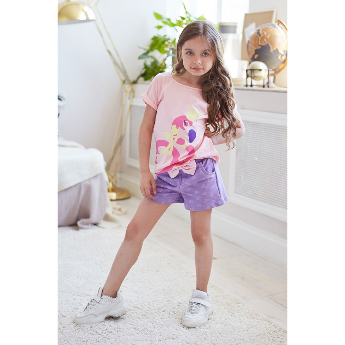 

Футболка KAFTAN, Ballerina, 32 (110-116), розовый, Повседневные футболки KAFTAN
