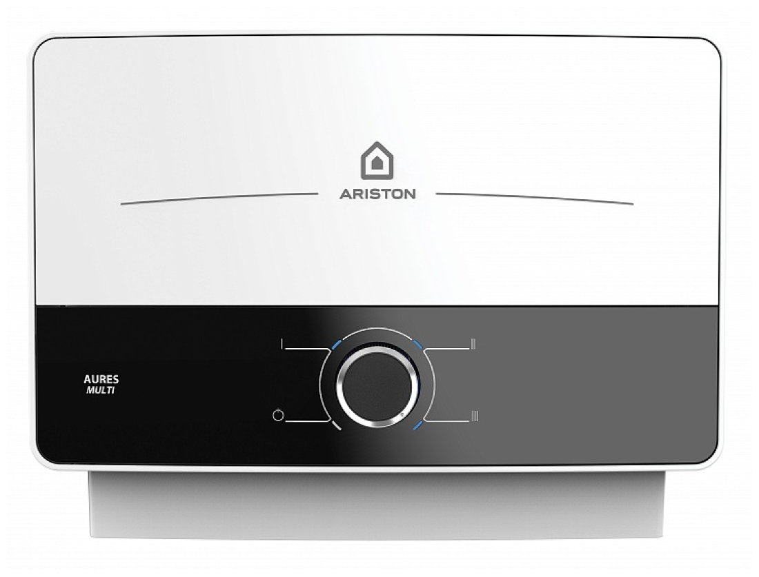 

Водонагреватель проточный Ariston AURES M 10.5 белый, AURES M 10.5