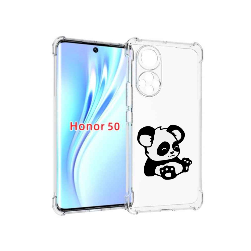 

Чехол бампер MyPads панда-детеныш детский для Honor 50, Прозрачный, Tocco