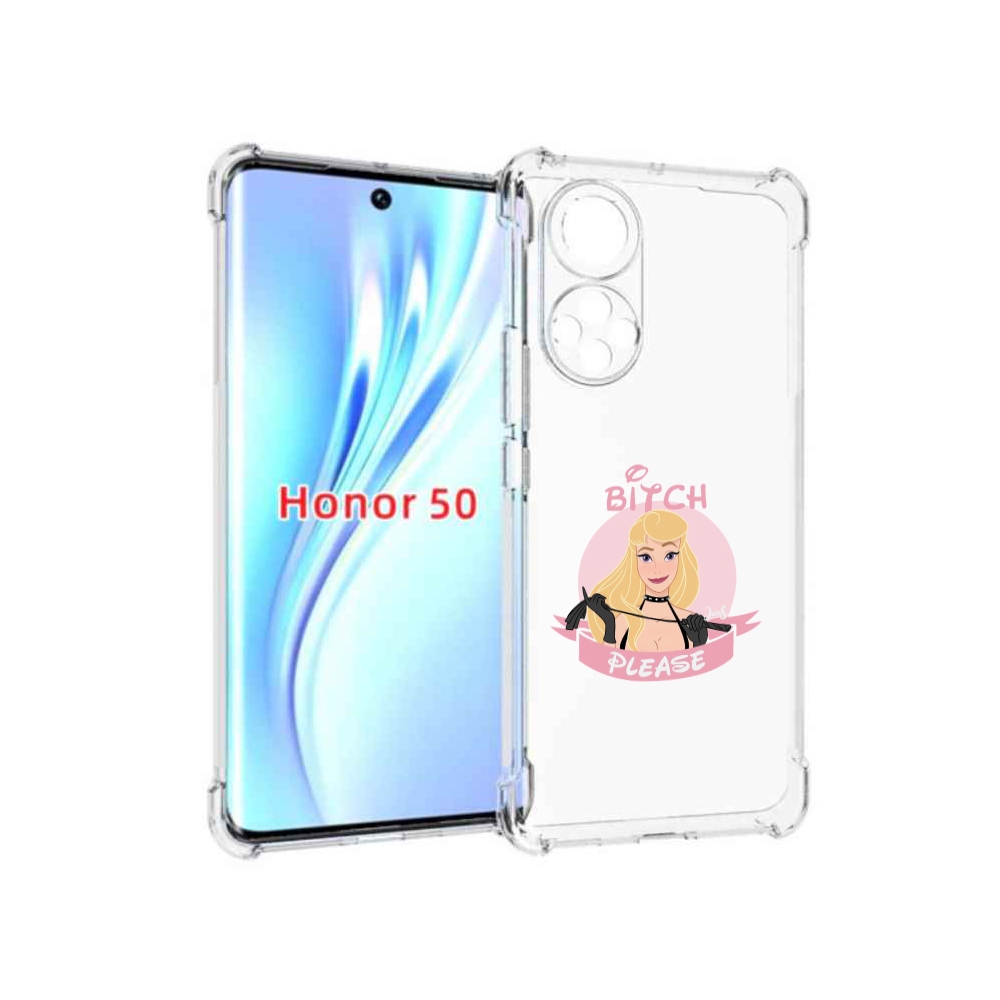 

Чехол бампер MyPads принцесса-аврора женский для Honor 50, Прозрачный, Tocco