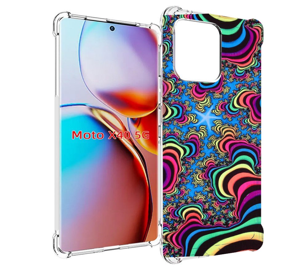 

Чехол MyPads щупальца иллюзия для Motorola Moto X40, Прозрачный, Tocco