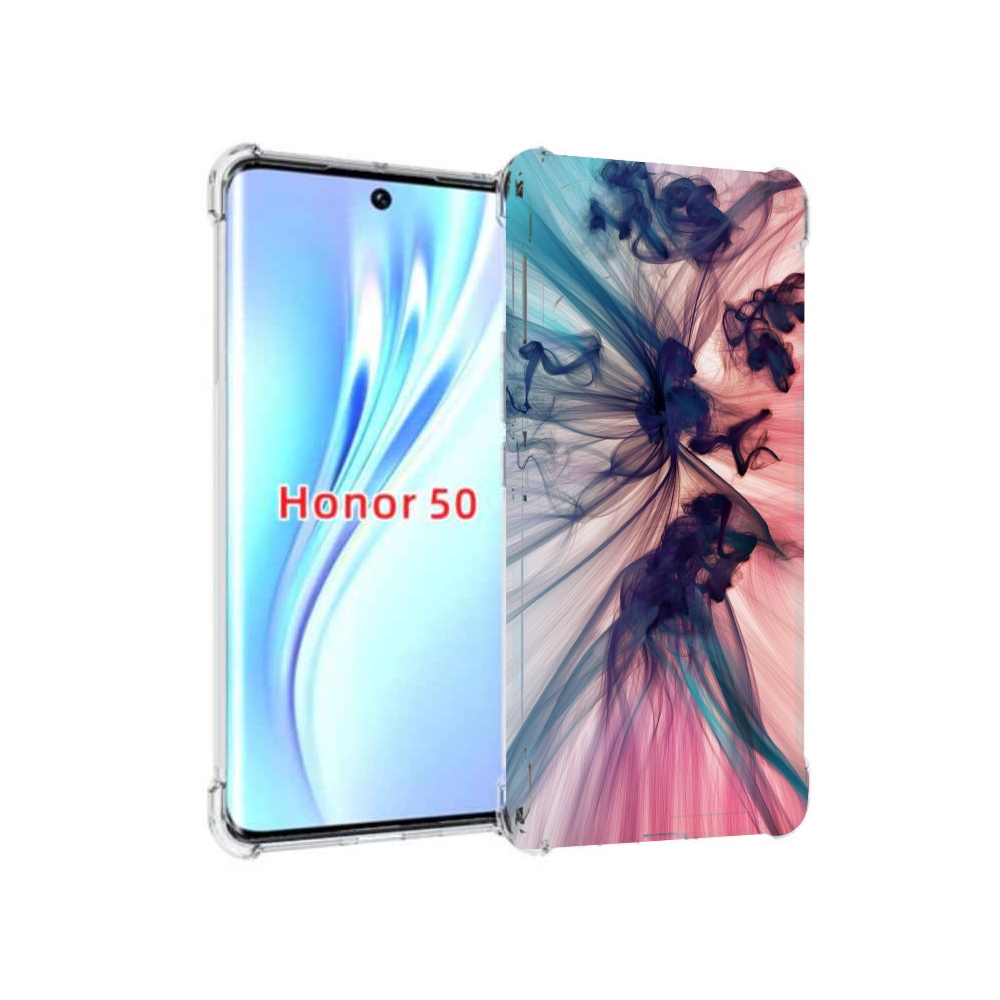 

Чехол бампер MyPads разноцветный дым для Honor 50, Прозрачный, Tocco