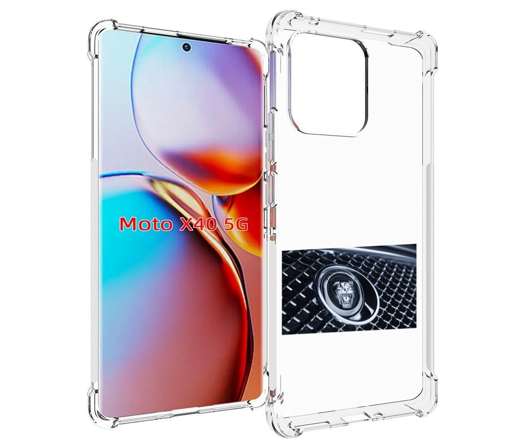 

Чехол MyPads ягуар jaguar 2 для Motorola Moto X40, Прозрачный, Tocco