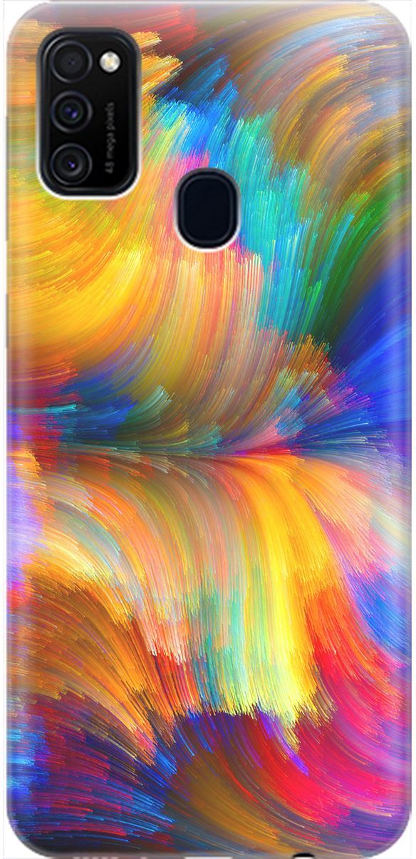 

Силиконовый чехол на Samsung Galaxy M21/M30s с принтом "Акварельное небо", Желтый;фиолетовый, 1991