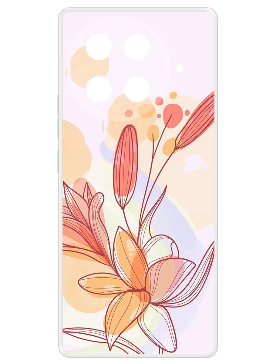 

Чехол-накладка Krutoff Clear Case Фантазия для Tecno Camon 30S Pro, Прозрачный