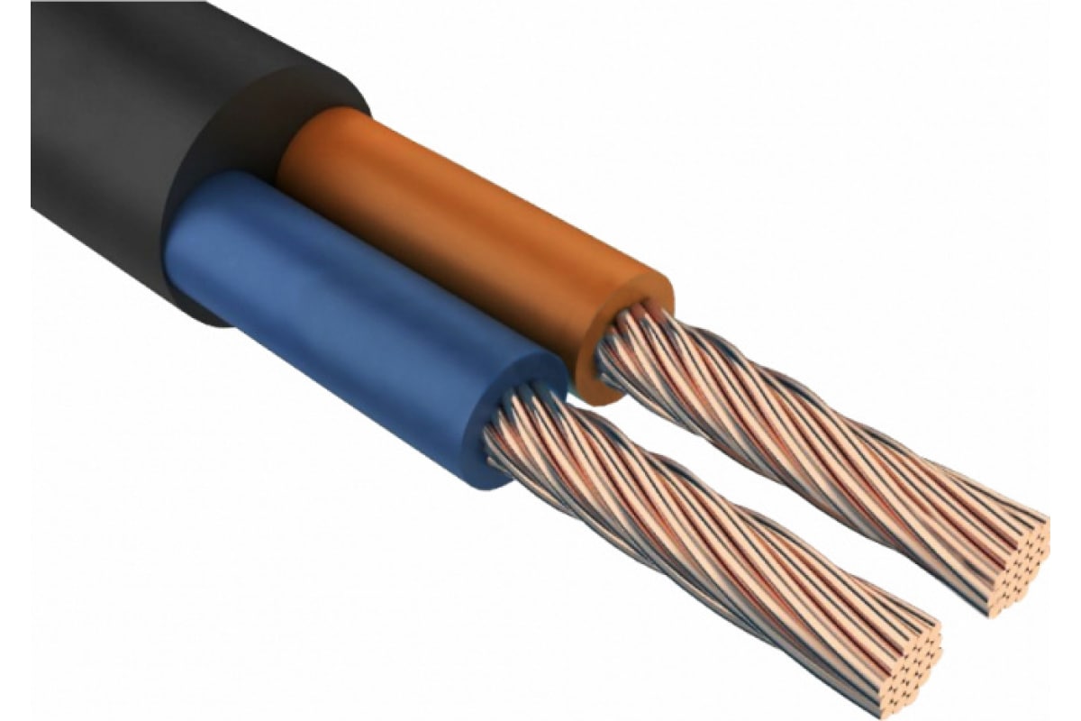 

Провод ПВСн 2х2,5 ГОСТ черный (100 метров) iTOK, ПВСн