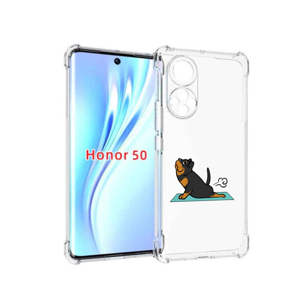 

Чехол бампер MyPads спортивная-собачка для Honor 50, Прозрачный, Tocco