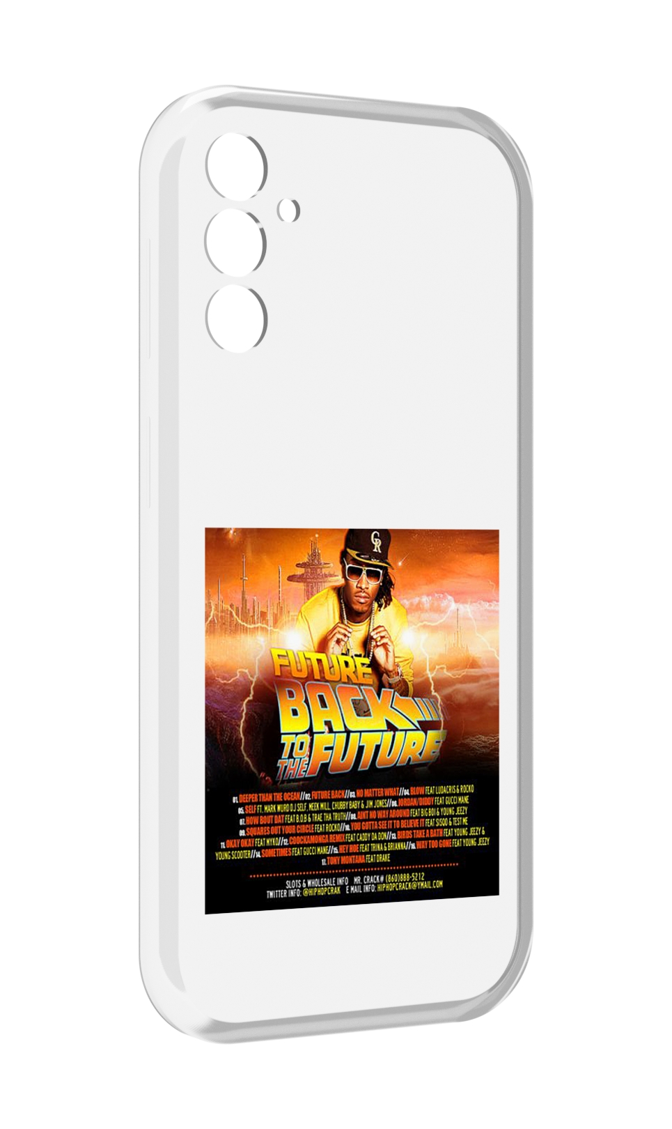 

Чехол MyPads Future - Back To The Future для Samsung Galaxy M13, Прозрачный, Tocco