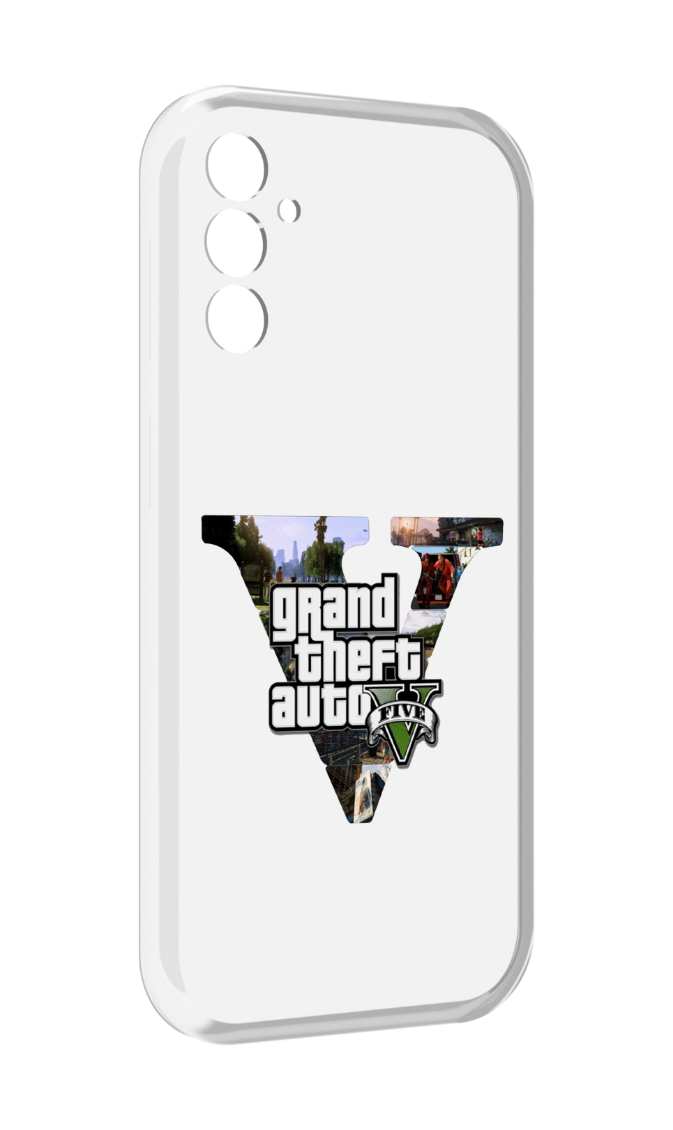 

Чехол MyPads GTA 5 логотип для Samsung Galaxy M13, Прозрачный, Tocco