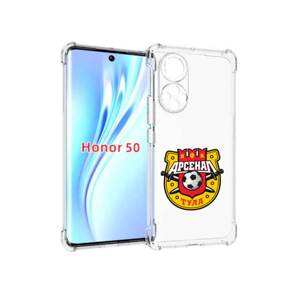 

Чехол бампер MyPads фк арсенал тула мужской для Honor 50, Прозрачный, Tocco