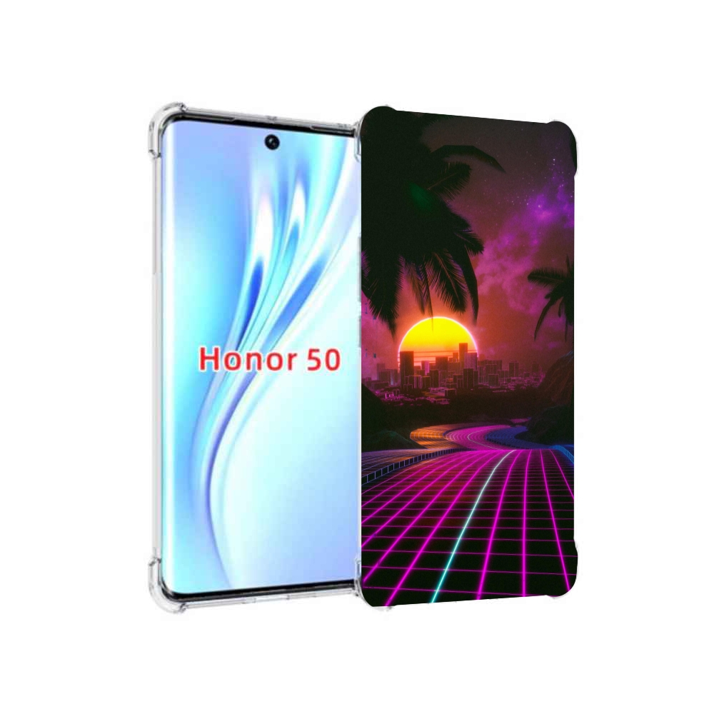 

Чехол бампер MyPads хотлайнмайами 2 для Honor 50, Прозрачный, Tocco