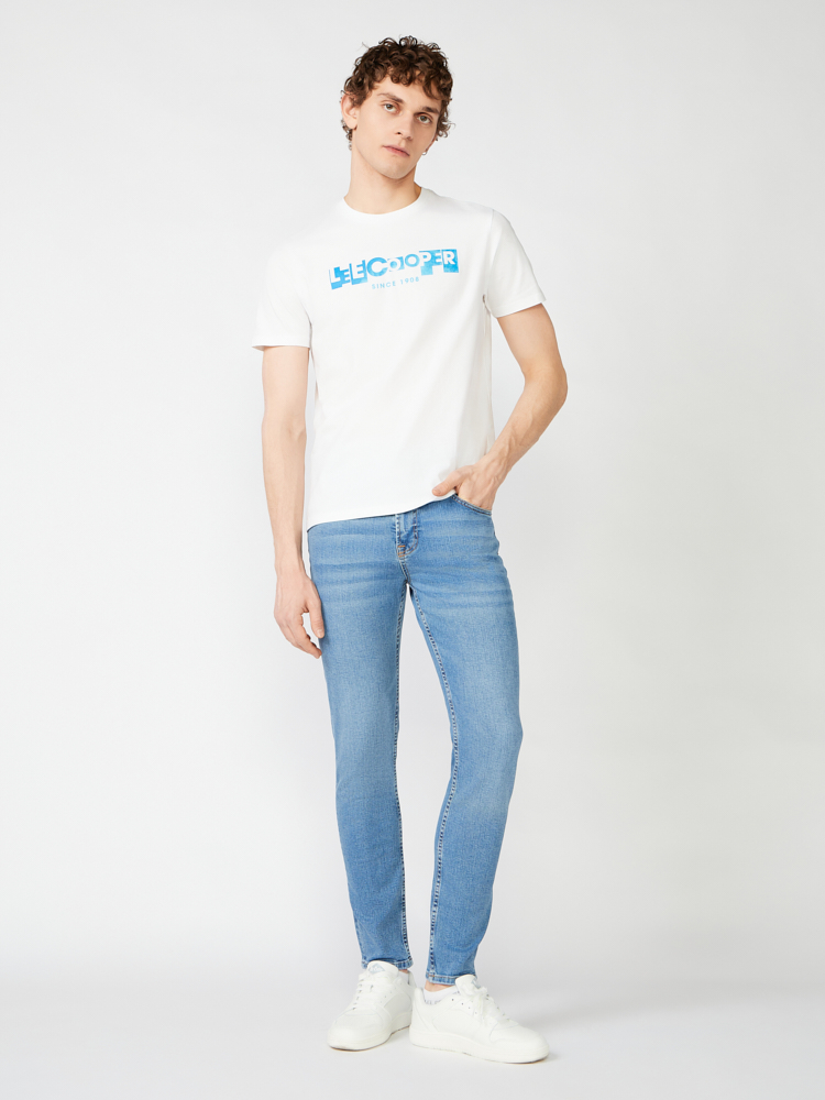 

Футболка мужская Lee cooper MT2A122589BSLC1 белая XL, Белый, MT2A122589BSLC1