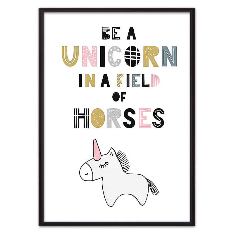 

Единорог "Be a unicorn…" ВЫБОР РАЗМЕРА:30 х 40 см