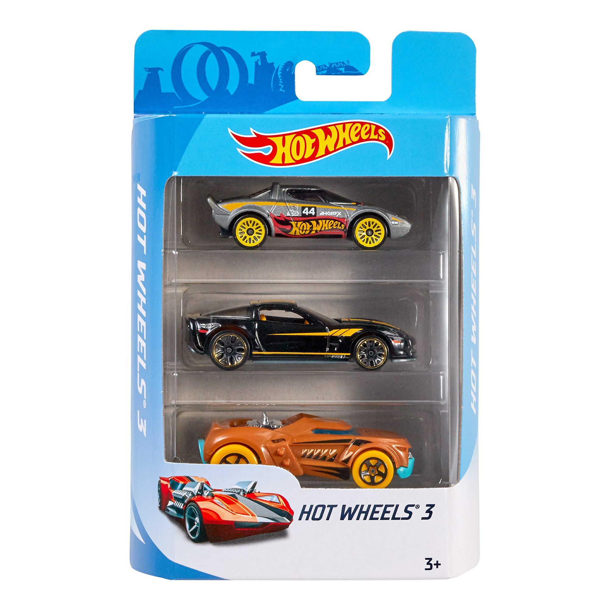 

Набор машинок Hot Wheels 3 шт в ассортименте