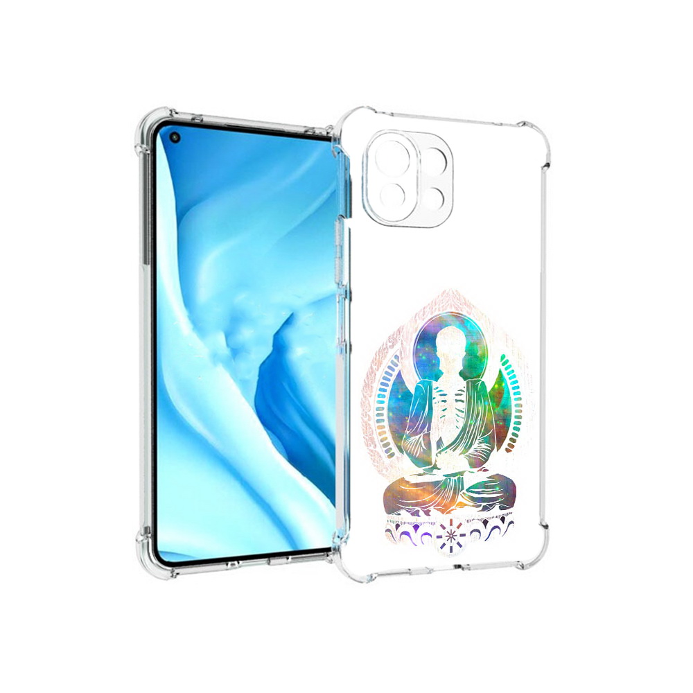 

Чехол MyPads Tocco для Xiaomi Mi 11 Lite умный скелет (PT159462.256.653), Прозрачный, Tocco