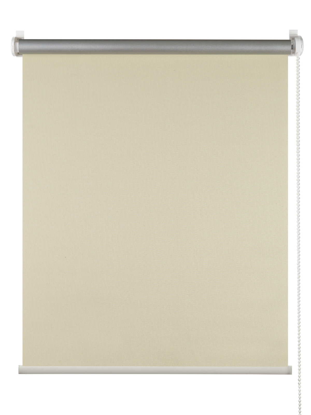 фото Рулонная штора mini blackout праймдекор светоотражающий "плайн" кремовый 57х170 primedeco