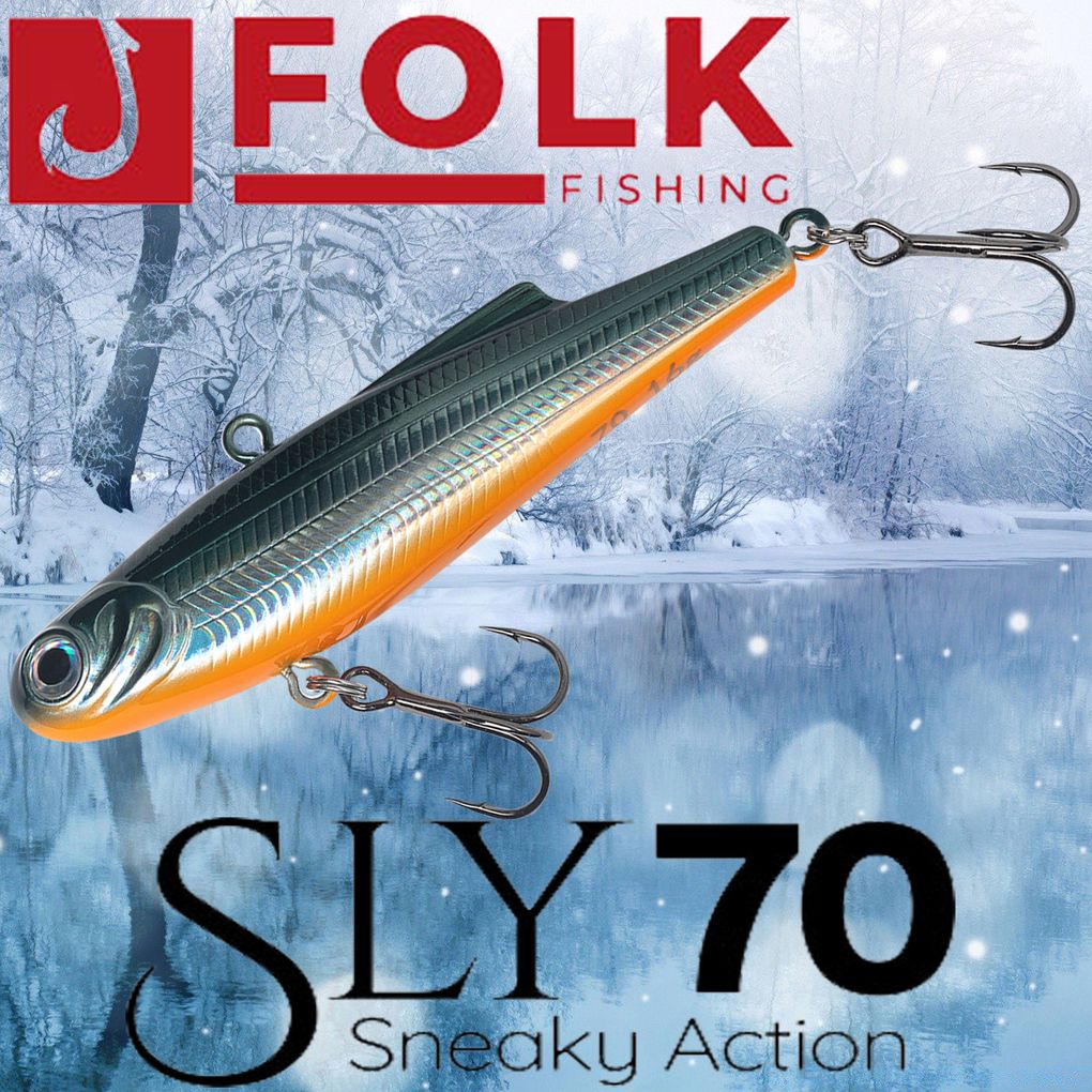 Воблер Folkfishing (Vib) Sly 70мм 16гр #FVS-12