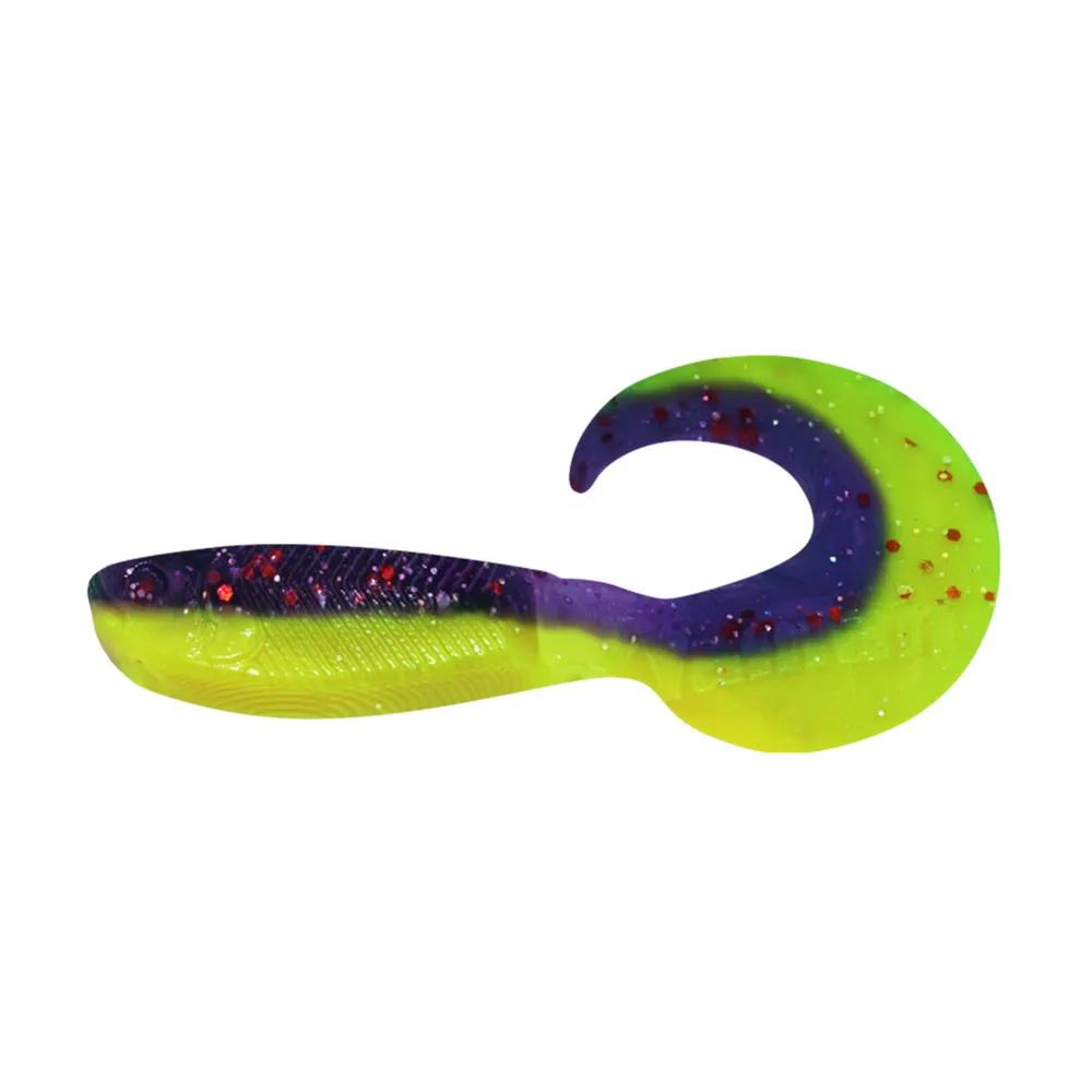 

Твистер YAMAN PRO Mermaid Tail, р.3 inch, цвет #26 - Violet Chartreuse (уп. 10 шт.), Зеленый;фиолетовый