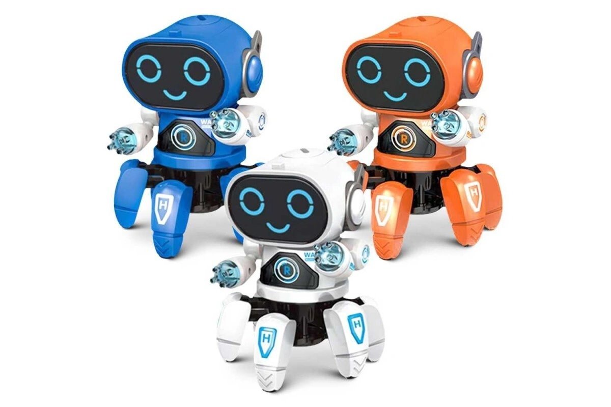 Интерактивная игрушка танцующий робот Happy Valley Super Robot Bot, в ассортименте насадка тряпка xiaomi skv4123ty для робота пылесоса xiaomi mi robot vacuum mop p 2 шт