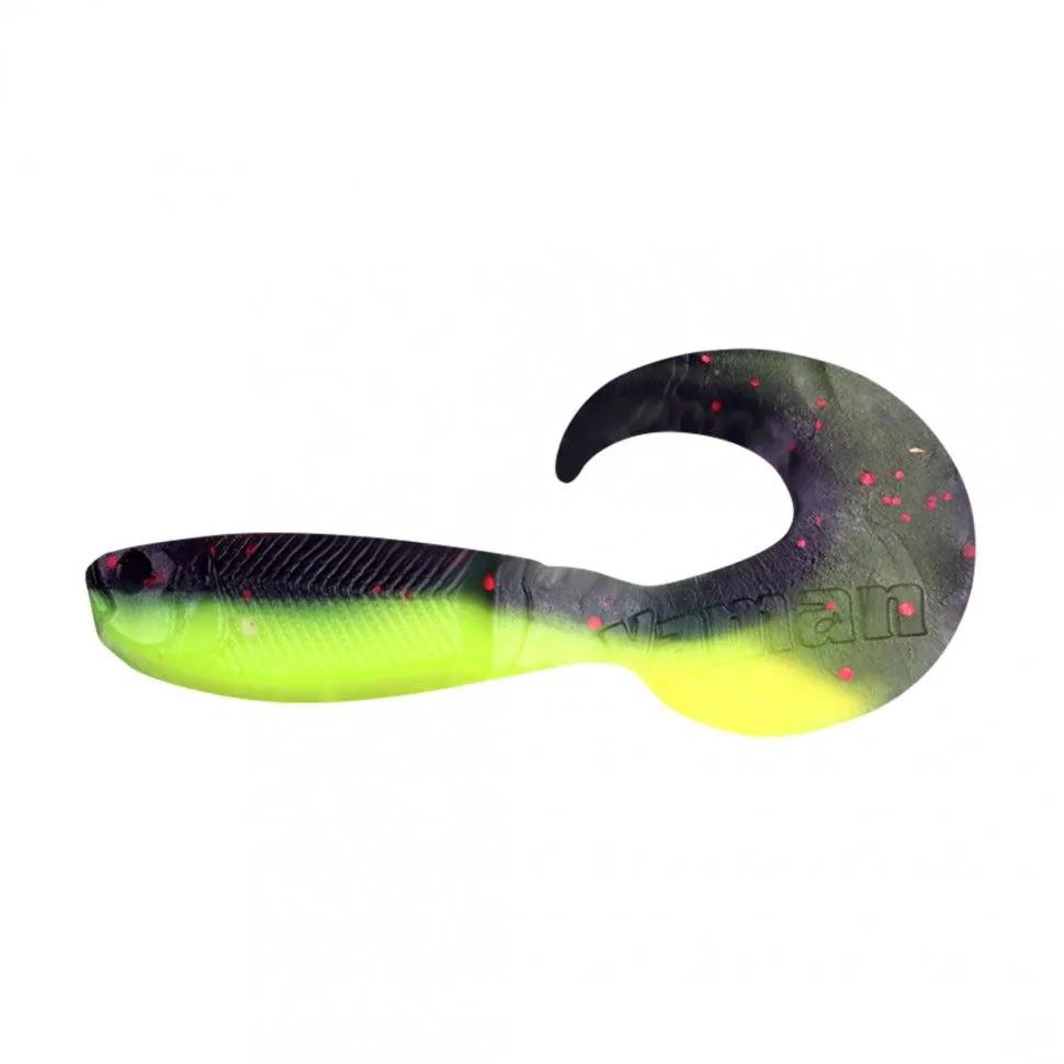 

Твистер YAMAN PRO Mermaid Tail, р.3 inch, цвет #32 - Black Red Flake/Chartreuse (уп. 10 шт, Черный;зеленый