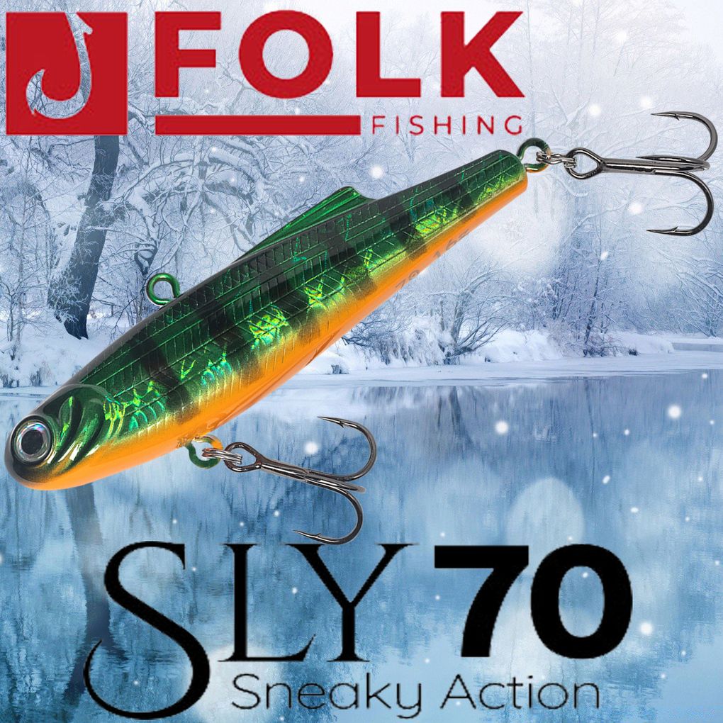 Воблер Folkfishing (Vib) Sly 70мм 16гр #FVS-18