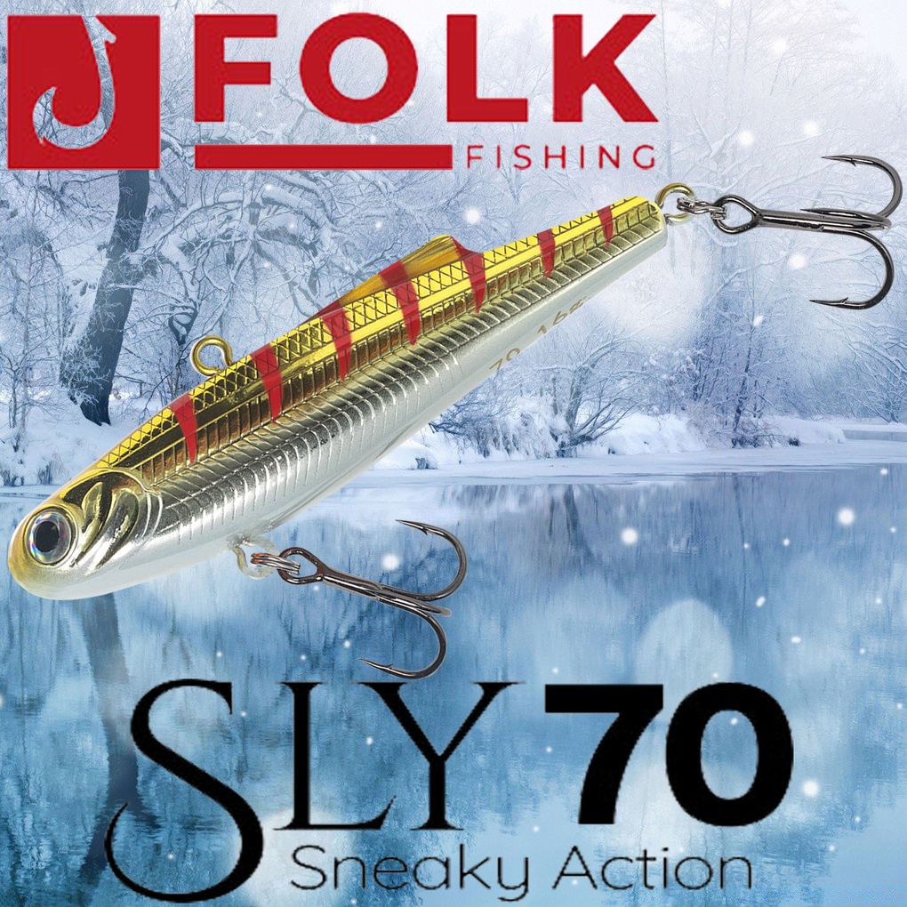 Воблер Folkfishing (Vib) Sly 70мм 16гр #FVS-23