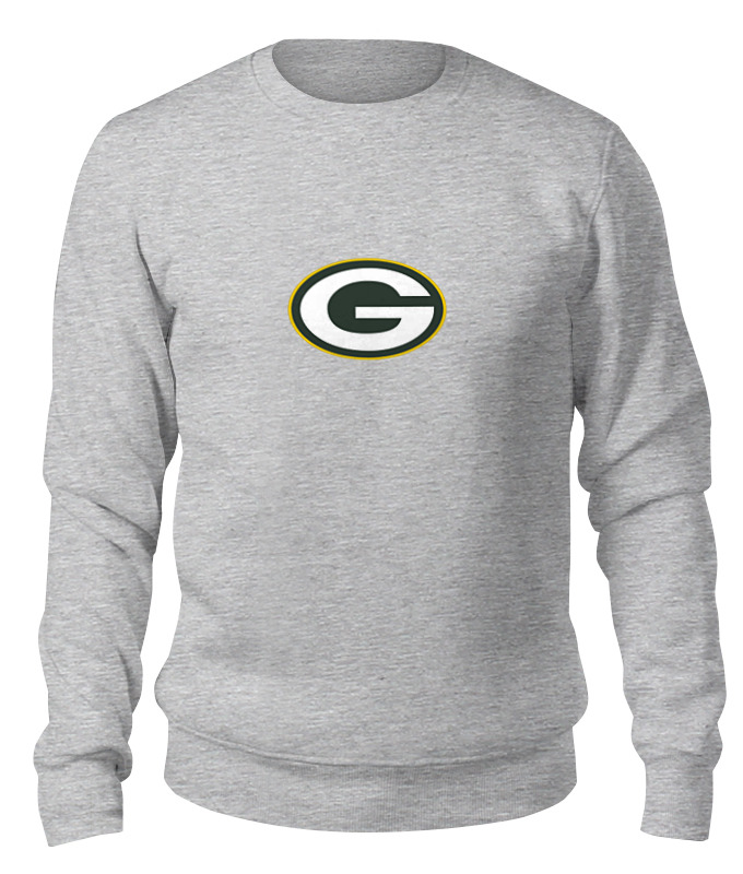 

Свитшот унисекс Printio Green bay packers серый XL, Green bay packers